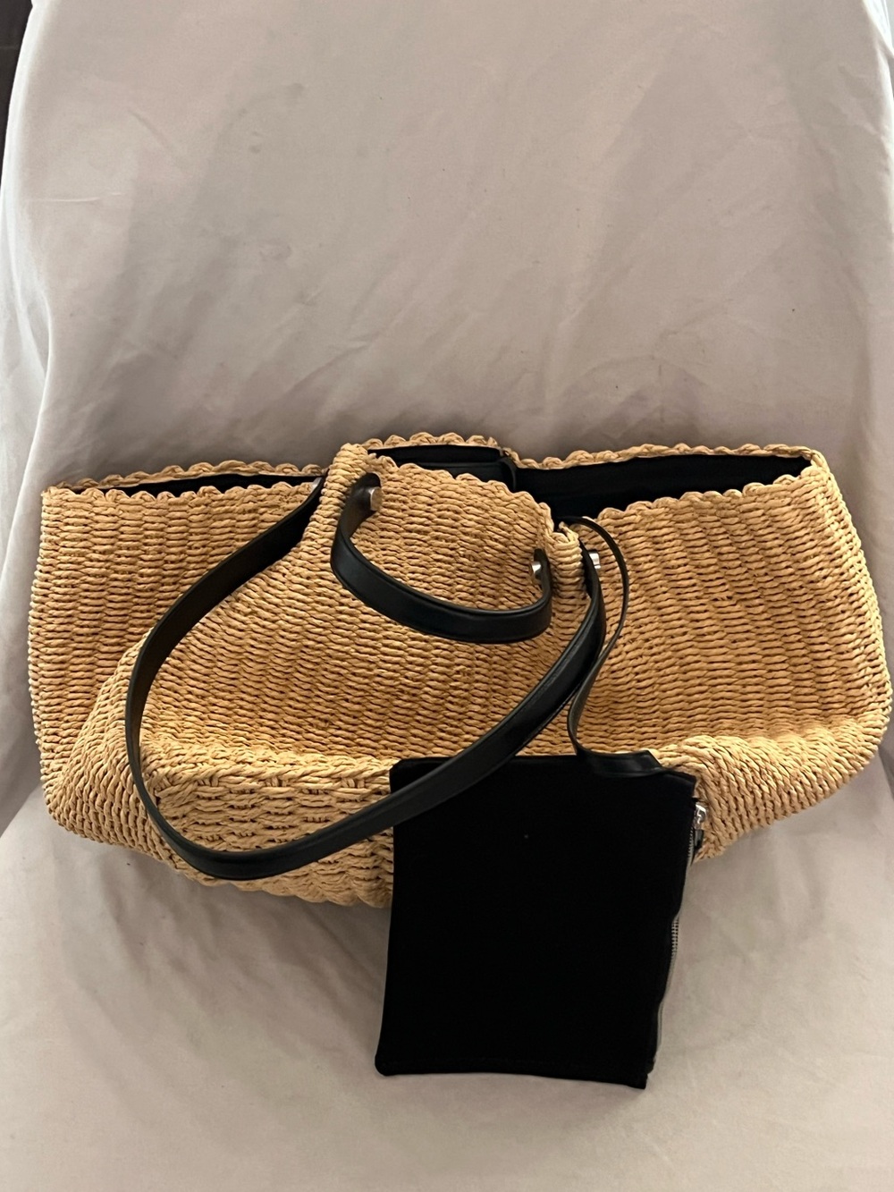 AllSaints ALLINGTON WOVEN TOTE BAG $199 NEW - Picture 5 of 10